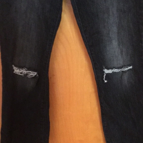 Blank nyc black distressed “the varick” jeans 28 - Picture 5 of 5